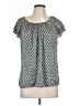 DressBarn 100% Polyester Blue Short Sleeve Blouse Size L - photo 1