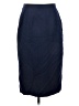 Pendleton 100% Wool Solid Blue Wool Skirt Size 0 - photo 1