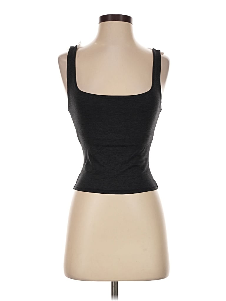 Pre-owned Wellbeing + Beingwell Tank Top Black Strapless Neckline Tops