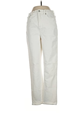 Madewell The High-Rise Perfect Vintage Jean in Tile White (view 1)