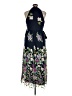 JS Collections 100% Polyester Floral Pink Blue Cocktail Dress Size 14 - photo 2