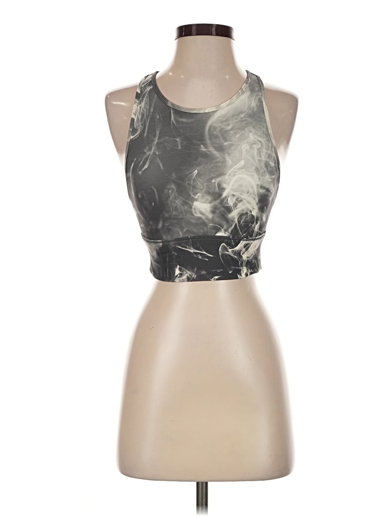 Pre-owned Calia Tank Top Gray Halter Neckline Tops