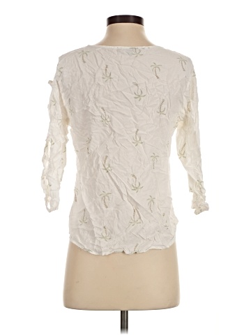 Como Black 3/4 Sleeve Blouse (view 2)