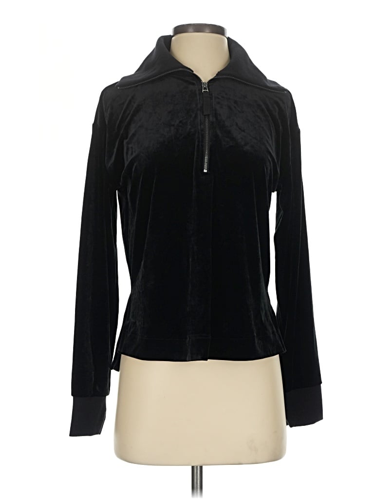 Pre-owned Spanx Track Jacket In Black
