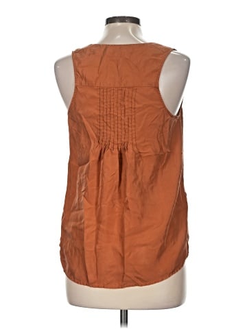 Reiss Sleeveless Silk Top (view 2)