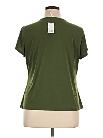 NY Collection Short Sleeve Blouse (view 2)