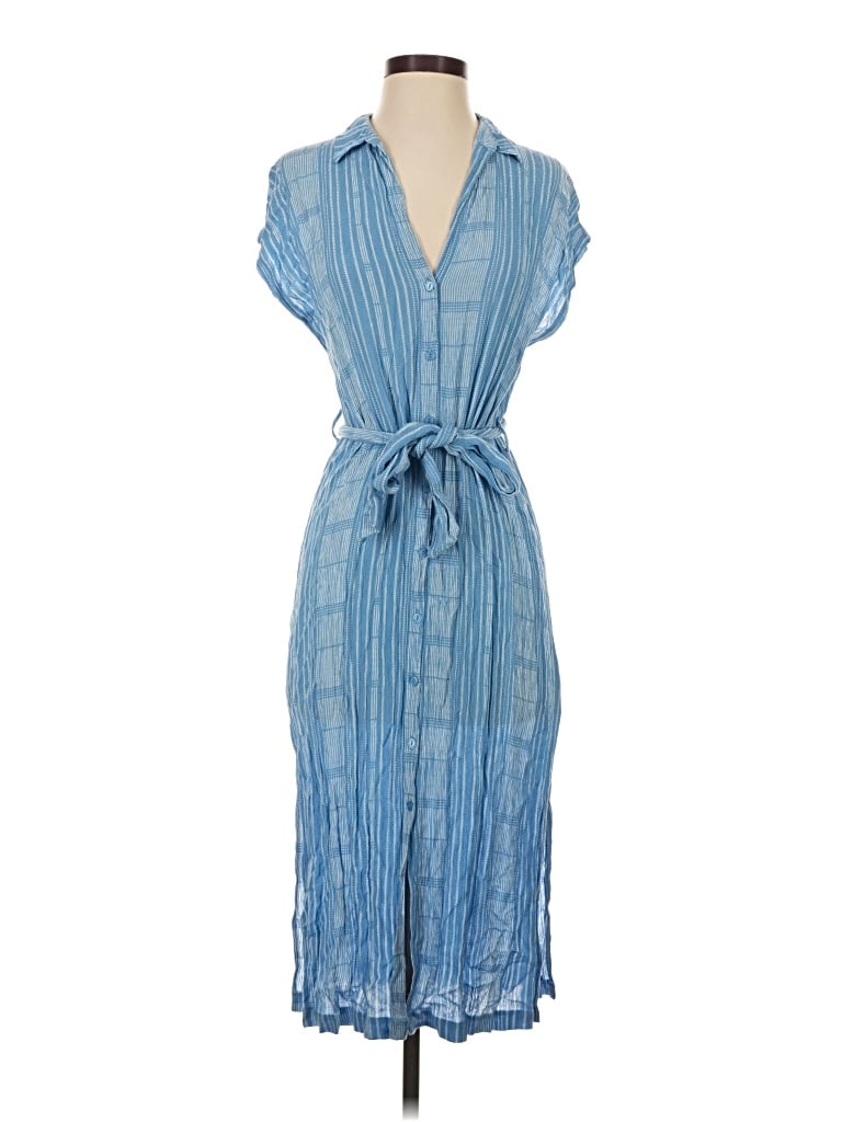 Pre-owned Lush Casual Dress In Blue