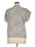 Shein Ivory Short Sleeve Blouse Size XL - photo 2