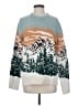 Old Navy Print Teal Pullover Sweater Size S - photo 1
