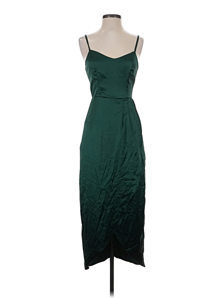 Pre-owned Lulus Cocktail Dress In Green
