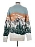 Old Navy Print Teal Pullover Sweater Size S - photo 2