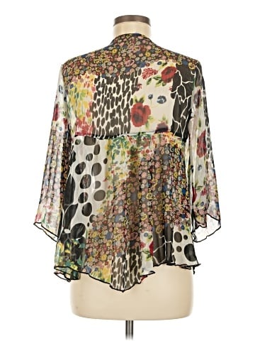 Ultra Pink 3/4 Sleeve Blouse (view 2)