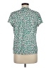 Brooks Brothers Animal Print Green Short Sleeve Top Size M - photo 2