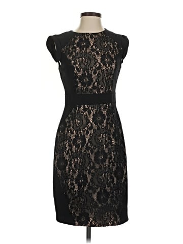 Black Saks Fifth Avenue Cocktail Dress (view 1)