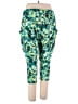 Xersion Print Green Active Pants Size 2X (estimated) - photo 2