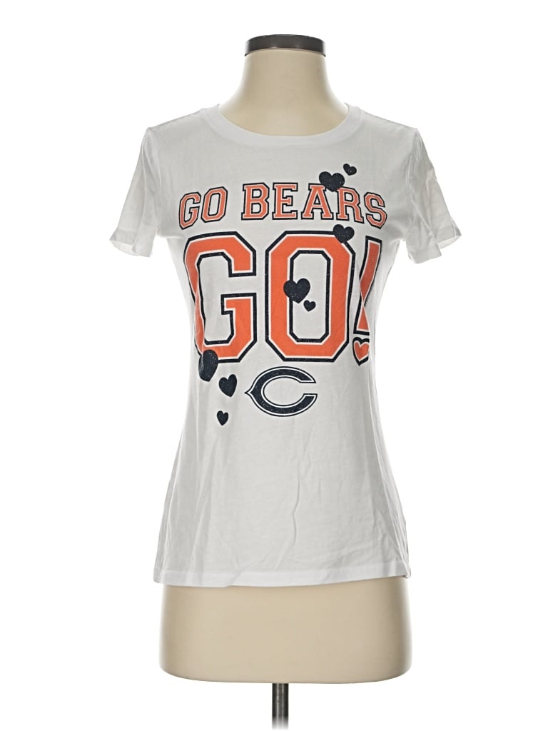 Pre-owned Nfl Short Sleeve T-shirt In White