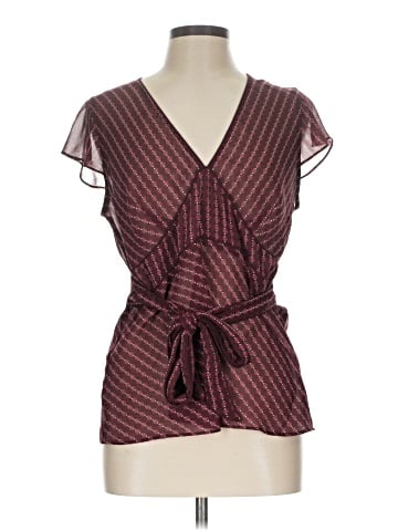 New York & Company Short Sleeve Blouse (view 1)