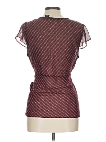 New York & Company Short Sleeve Blouse (view 2)