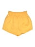 Zella Solid Yellow Athletic Shorts Size S - photo 2