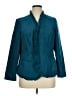 DressBarn 100% Polyester Teal Blazer Size 14 - photo 1