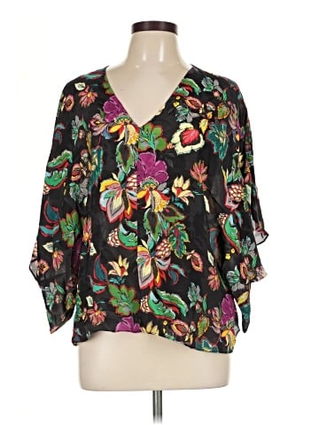 Natori 3/4 Sleeve Blouse (view 1)