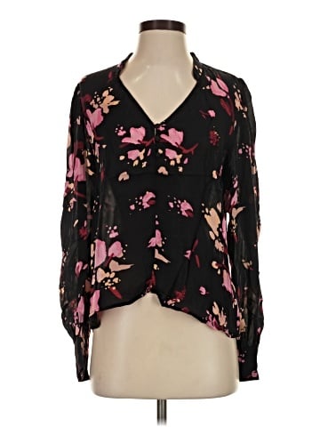 A.L.C. Long Sleeve Silk Top (view 1)