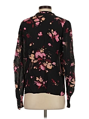 A.L.C. Long Sleeve Silk Top (view 2)