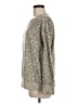 Splendid Animal Print Tan Pullover Sweater Size M - photo 5