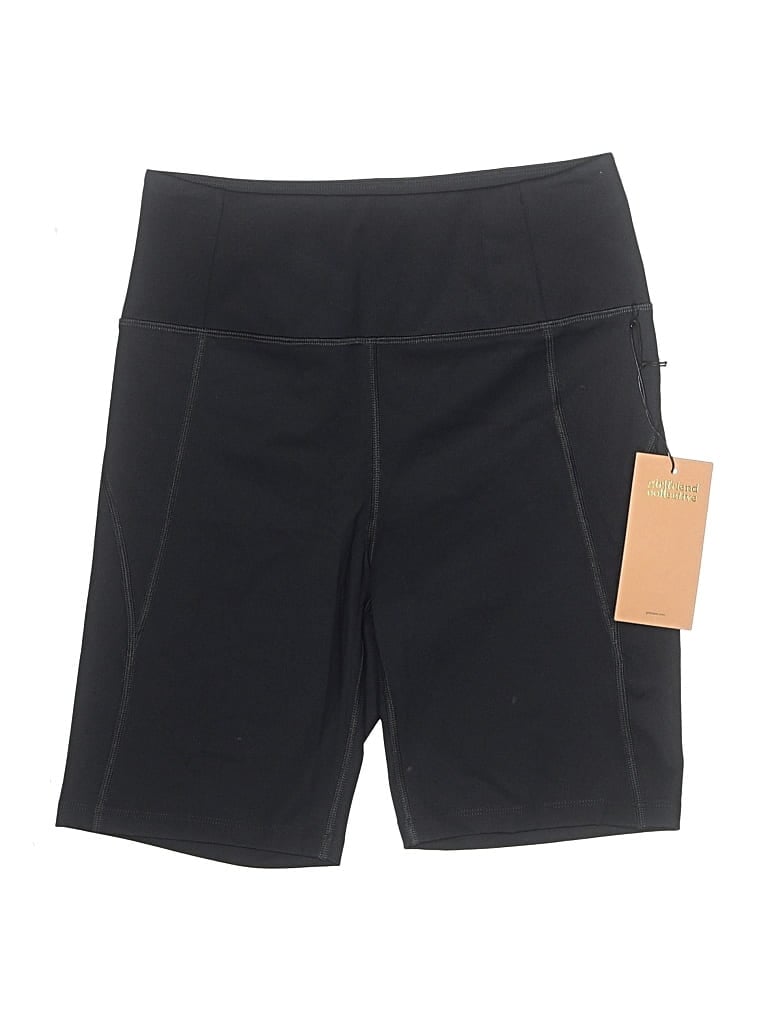 Pre-owned Girlfriend Collective Athletic Shorts In Black