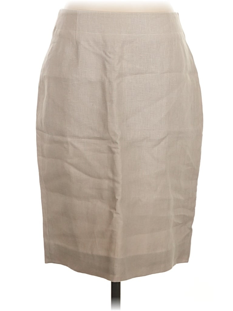 Pre-owned Peruvian Connection Formal Skirt In Tan
