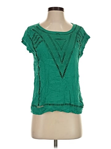 Skies Are Blue Short Sleeve Top (view 1)