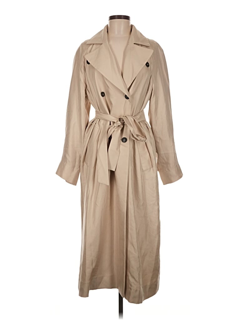 Pre-owned Club Monaco Trenchcoat In Tan