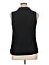 Basic Editions 100% Polyester Black Sleeveless Blouse Size 16 - photo 2