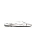 Wild Diva Silver Flip Flops Size 8 - photo 1