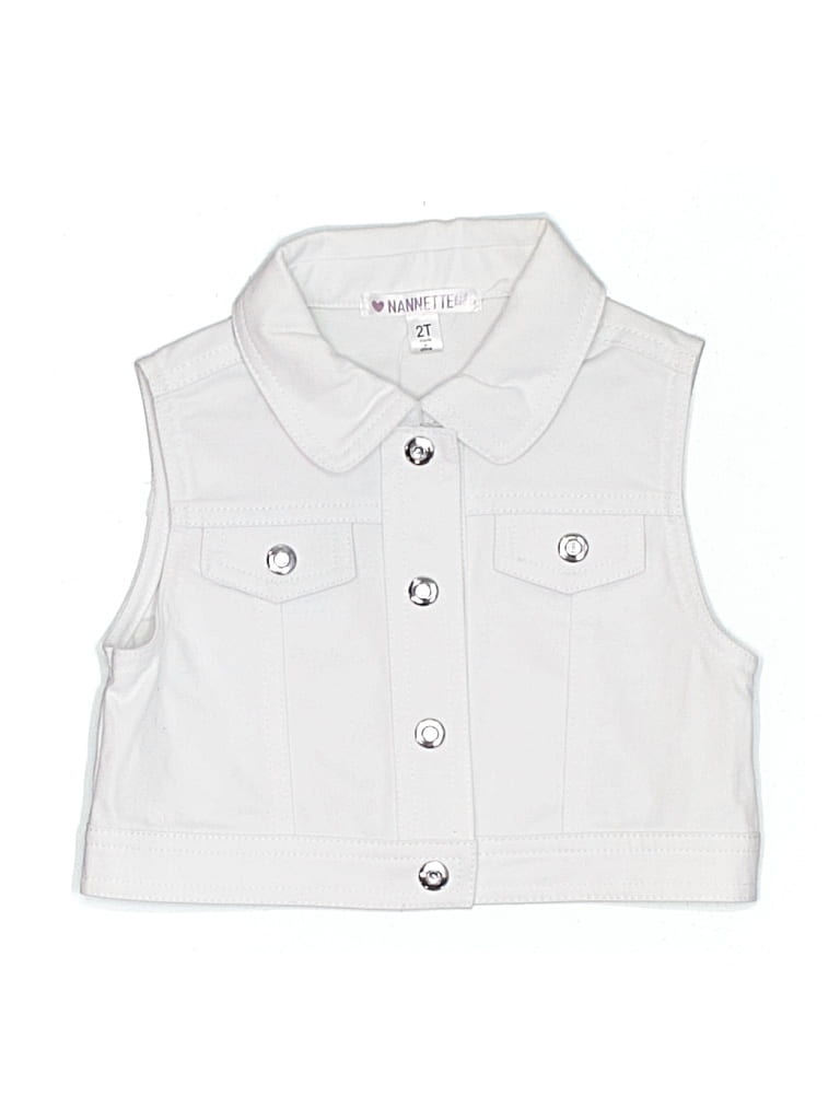 Nannette Kids' Vest In White