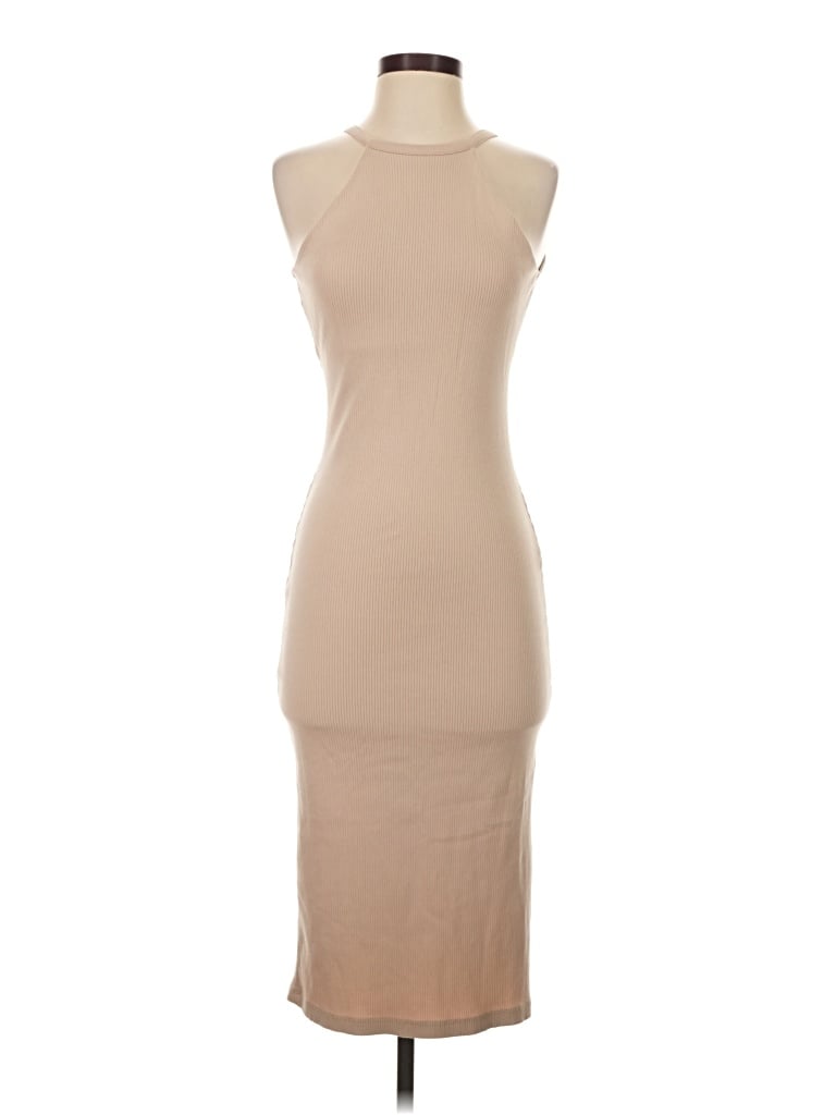 Pre-owned Skin Casual Dress In Tan