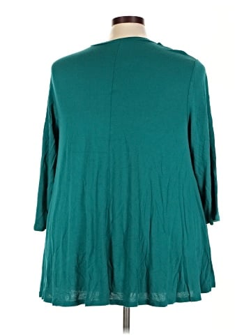 Lane Bryant 3/4 Sleeve T-Shirt (view 2)