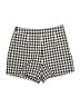 Diane von Furstenberg Checkered-gingham Black Shorts Size 4 - photo 1