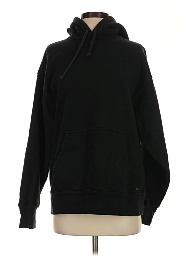 Pre-owned Tna Pullover Hoodie In Black