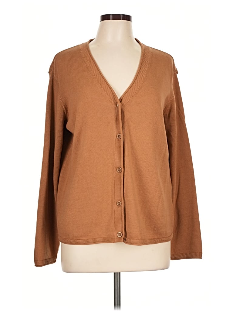 Pre-owned Pact Cardigan Sweater In Brown
