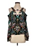 Bebe 100% Polyester Teal Sleeveless Blouse Size S - photo 1