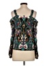 Bebe 100% Polyester Teal Sleeveless Blouse Size S - photo 2