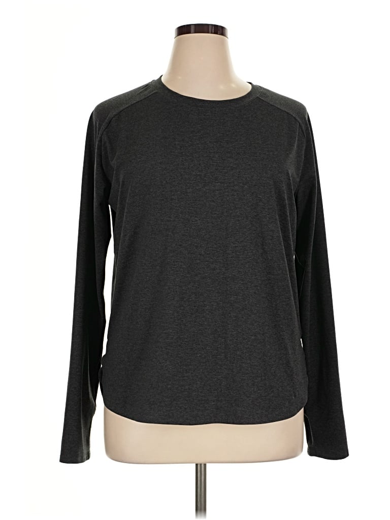 Pre-owned Member's Mark Long Sleeve T-shirt In Gray