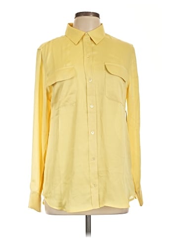 Equipment Long Sleeve Button-Down Shirt (view 1)