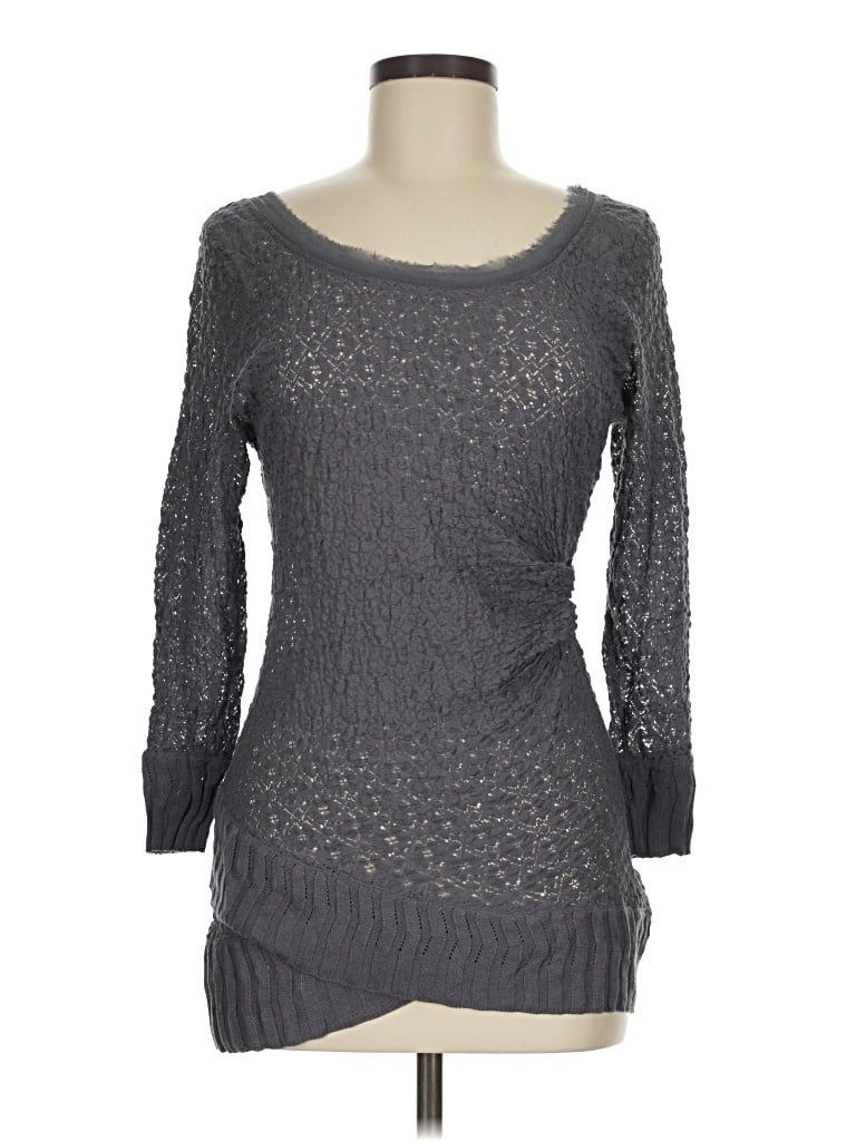 Pre-owned Deletta Pullover Sweater In Gray