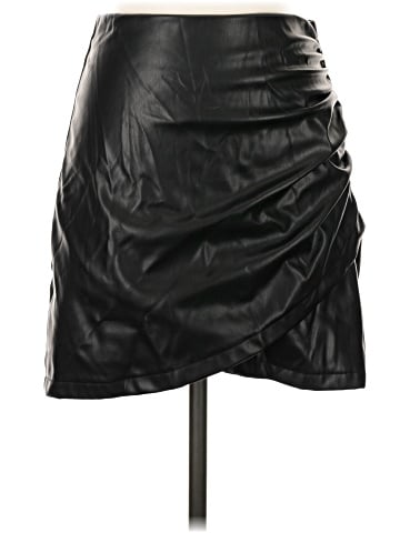 Shein Faux Leather Skirt (view 1)