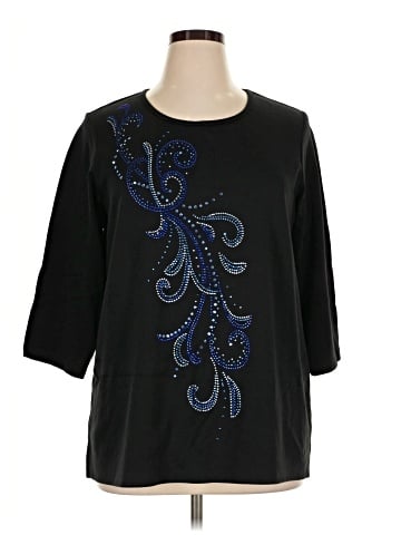 Quacker Factory 3/4 Sleeve Top (view 1)
