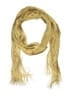 Kimberly C. 100% Polyester Gold Scarf One size - photo 1
