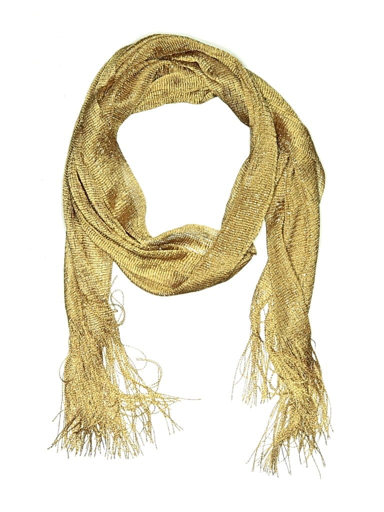 Pre-owned Kimberly C Scarf In Gold