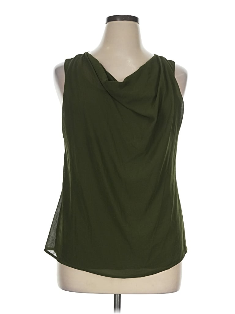 Pre-owned Beacon Sleeveless Blouse In Green